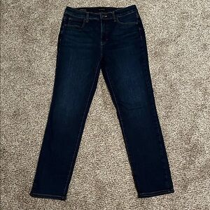 Talbots Women Navy Blue Straight Leg Jeans size 8